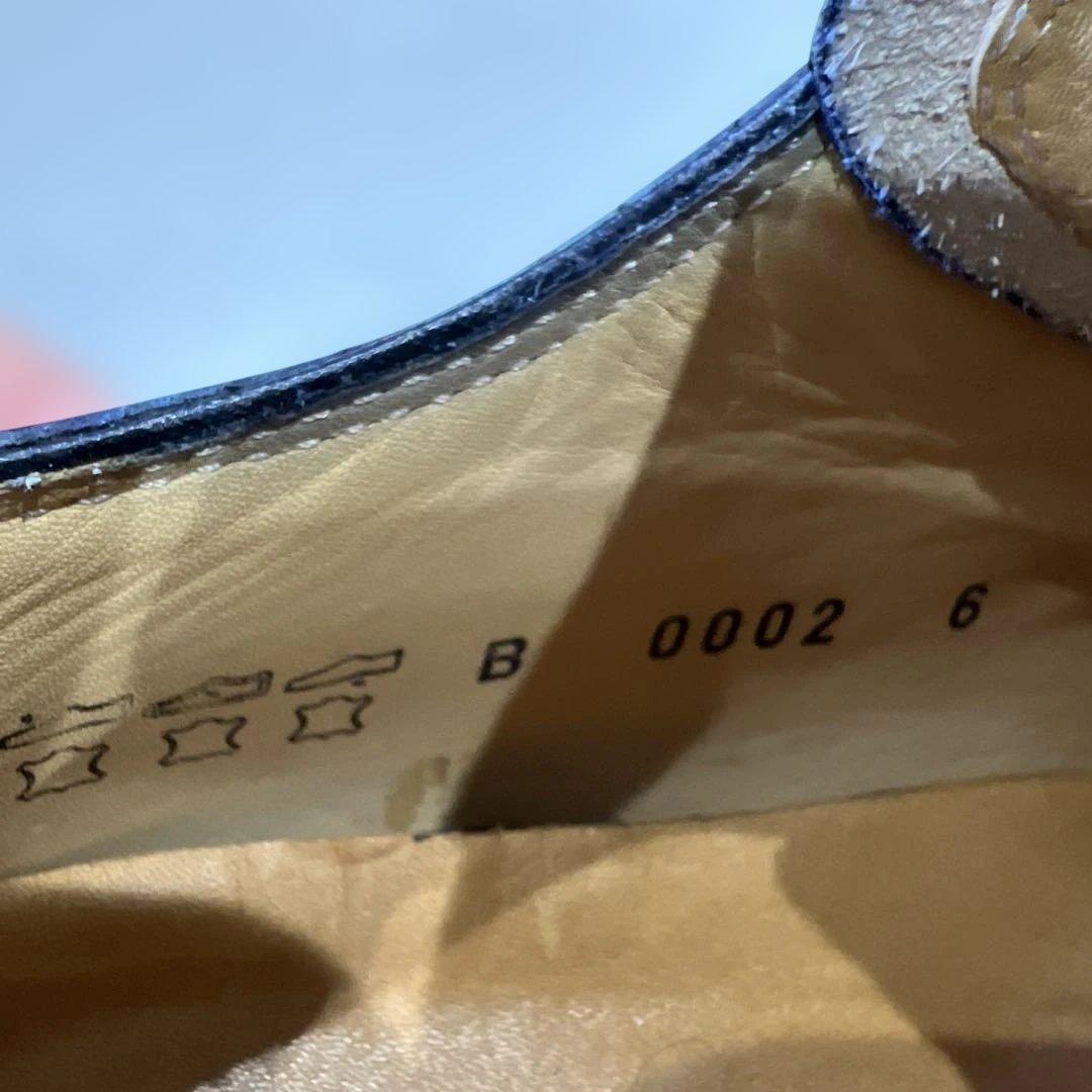 最終値下げ‼️値下げ不可‼️932 ネイビー レザー ドレスシューズ