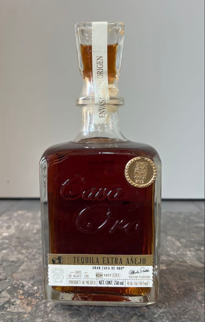 Cava de Oro Tequila Extra Añejo 750ml