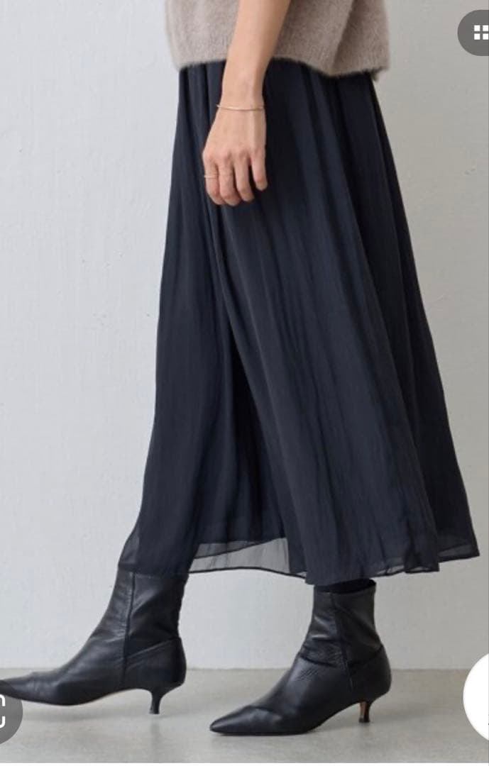 BEARDSLEY シワシフォンギャザーパンツ(0)