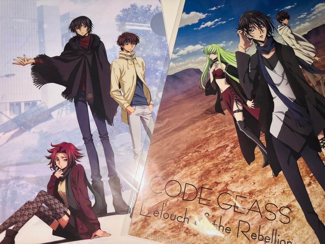 コードギアス反逆のルルーシュ クリアファイル 大量まとめ売り ケース付き 映画