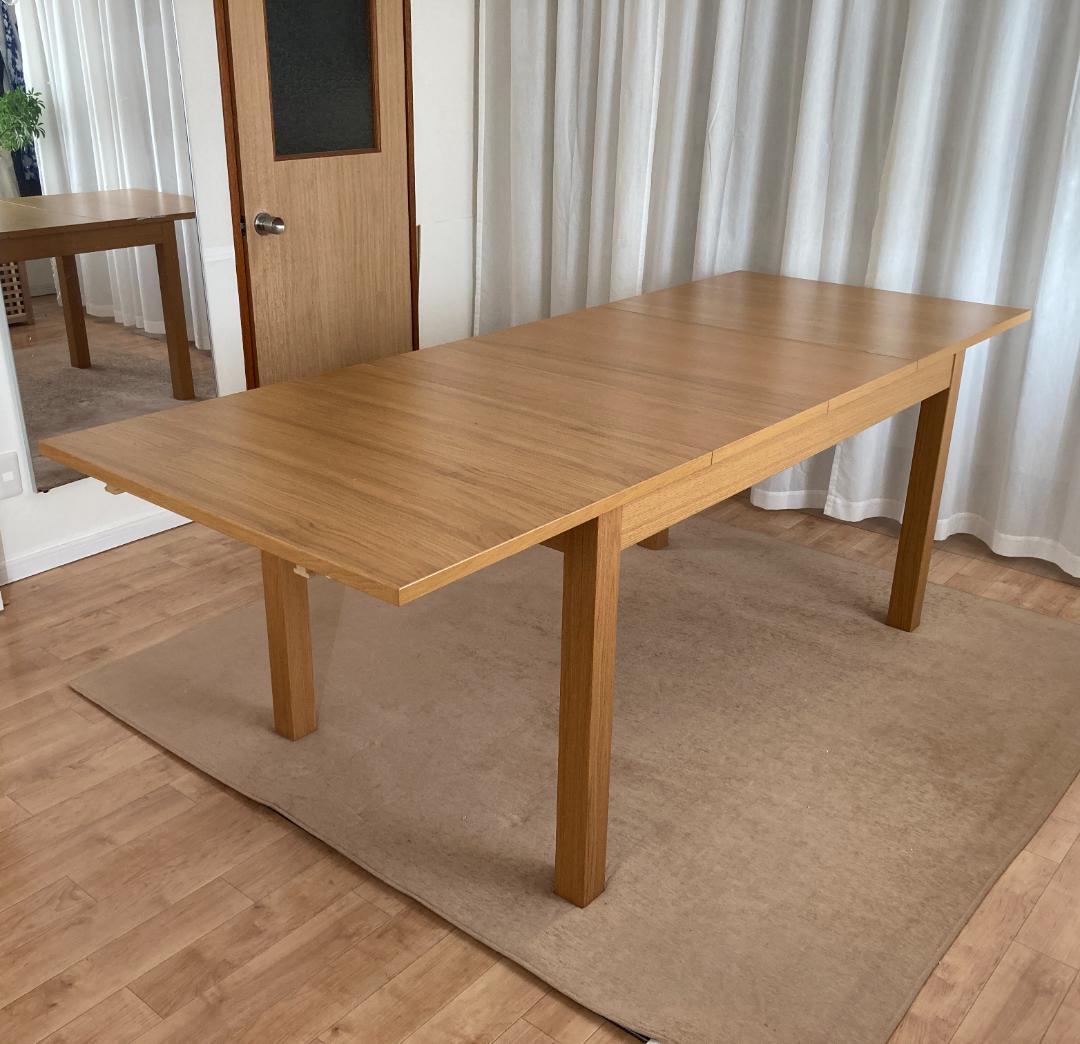 IKEA★BJURSTA　送料込　伸長式テーブル　140/160/180cm