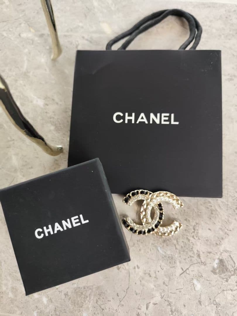 シャネル ブローチ[極美品]コサージュ