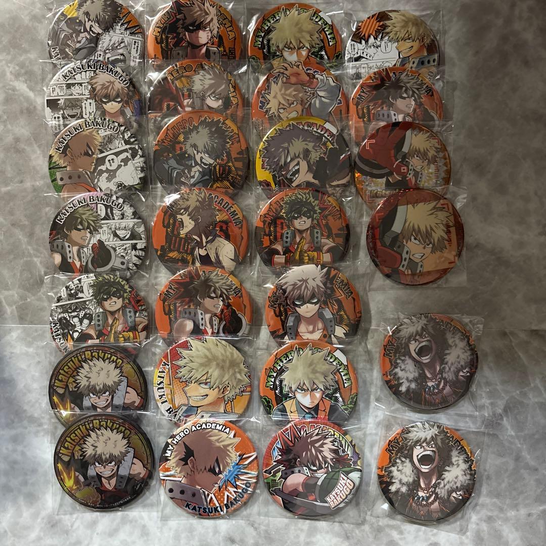 爆豪勝己 コレクション缶バッジ 十傑 ヒロフェス 纏め売り