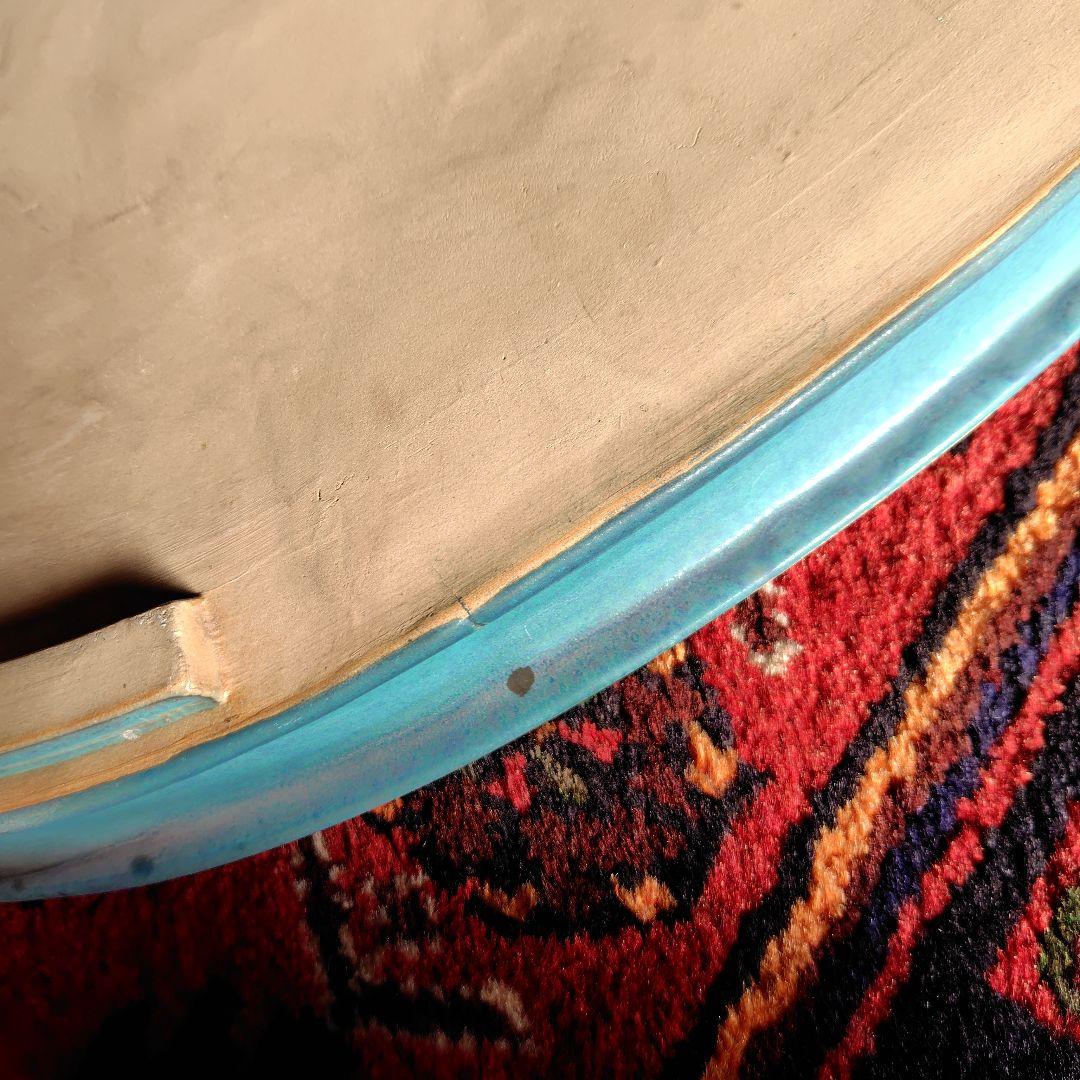 水盤　大型水盤　横幅６３㌢　楕円　華道具　華展用　嵯峨御流　池坊　小原流