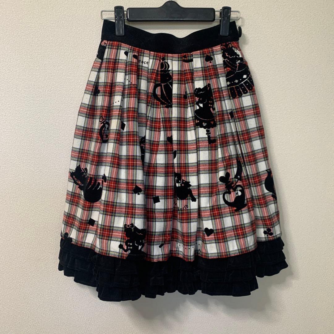 Innocent Worldタータンチェックフレデリックスカートロリータ原宿