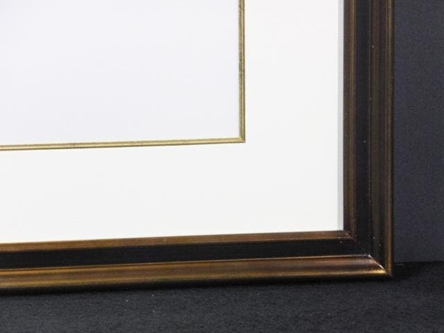 モールディング 　大全紙　水彩/版画用額縁『布張りタトウ箱　黄袋付』0109H