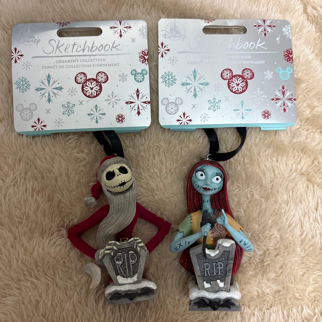 ナイトメアービフォアクリスマス オーナメント ジャック サンタ　サリー