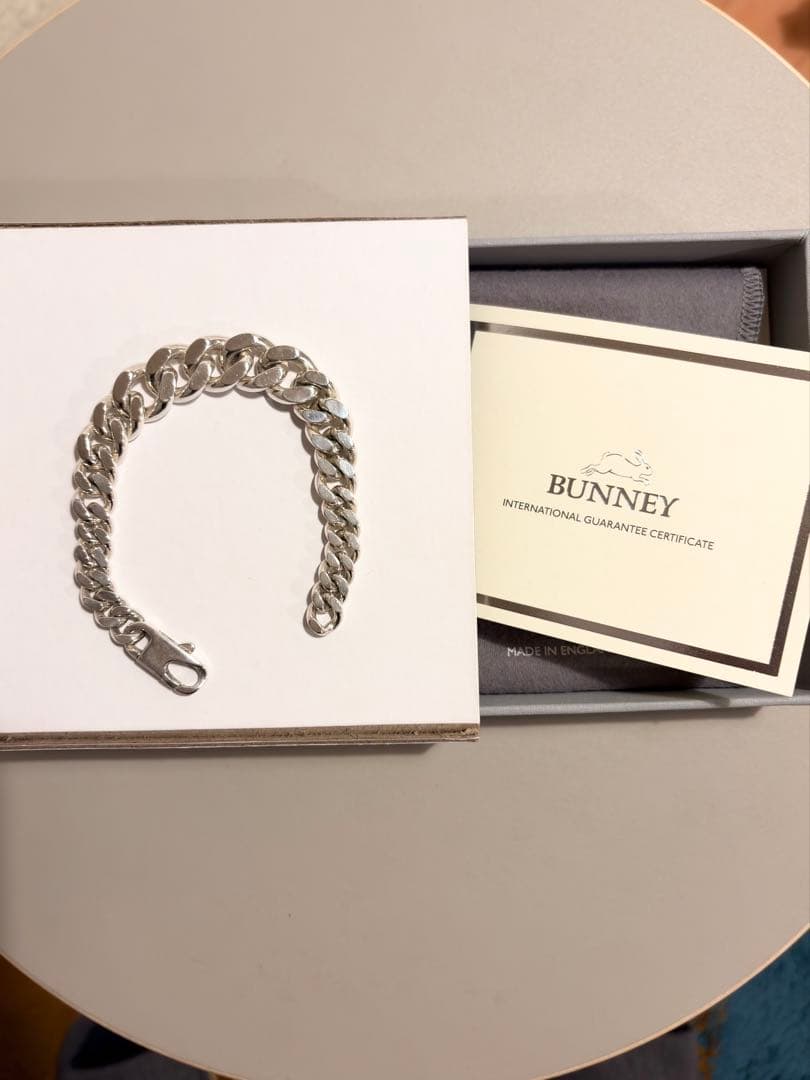 BUNNEY Idetity link chain シルバー チェーンブレス