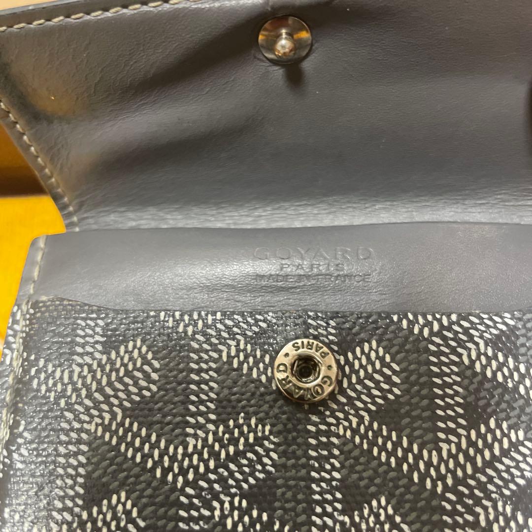 ゴヤール マリニーウォレット レザー ケース グレー 小銭入れ