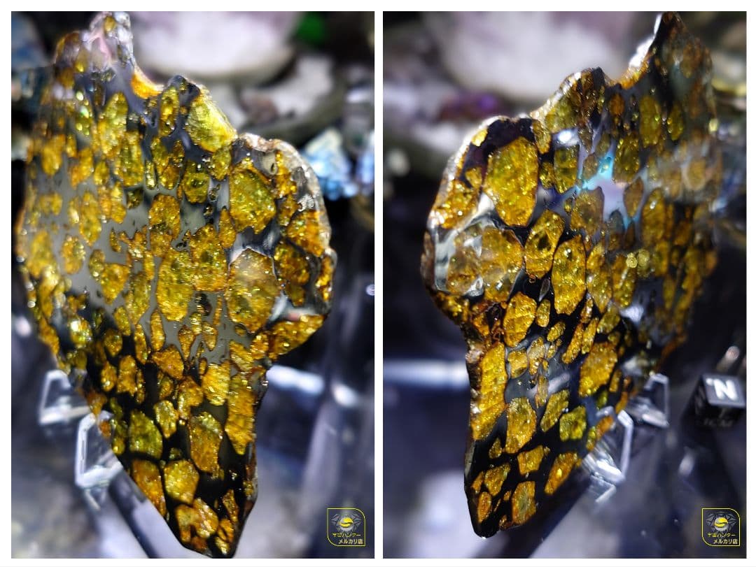 ★77.24g イミラック パラサイト 隕石 Imilac⭐⭐⭐