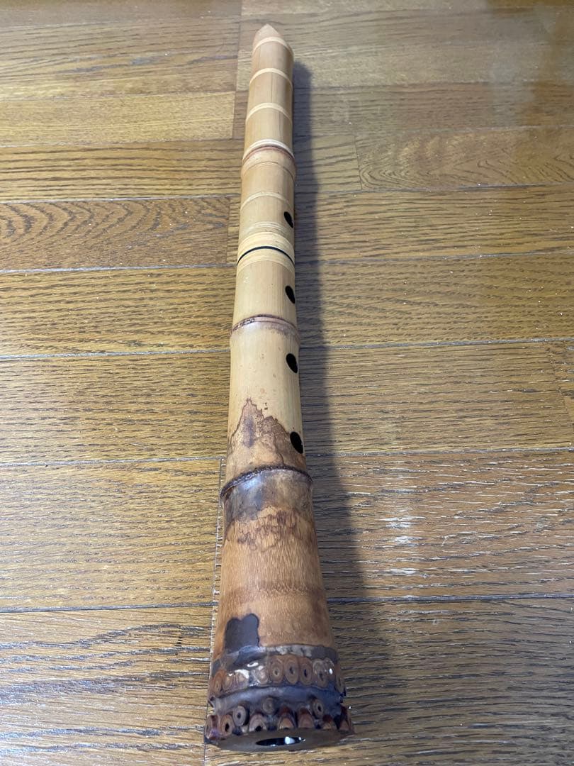 尺八 精華銘 和楽器 約54cm 一尺八寸 竹製 現状品