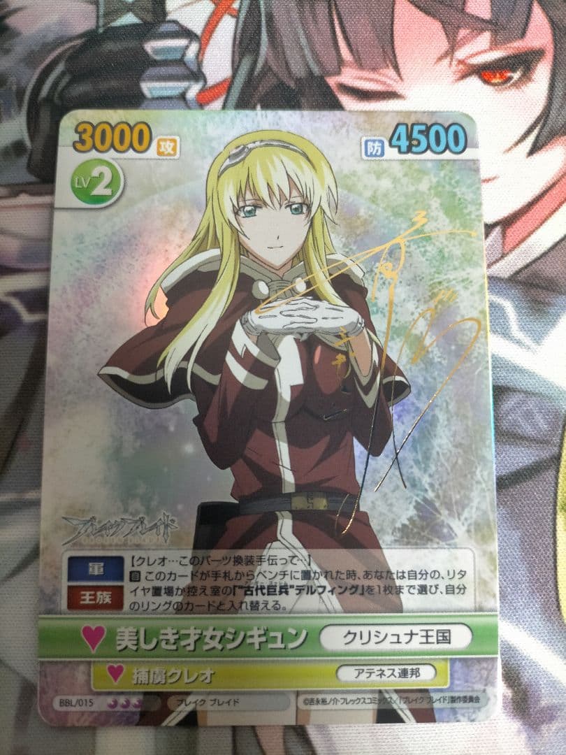 ヴィクトリースパーク ブレイクブレイド 美しき才女シギュン サイン