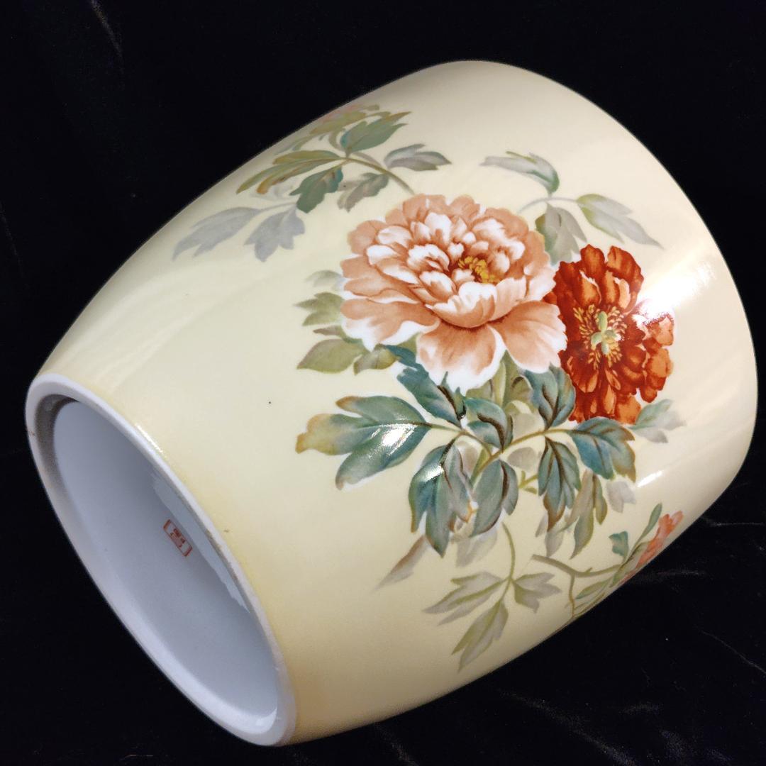 昭和８年　オールドノリタケ　 牡丹柄 　日陶印　火鉢