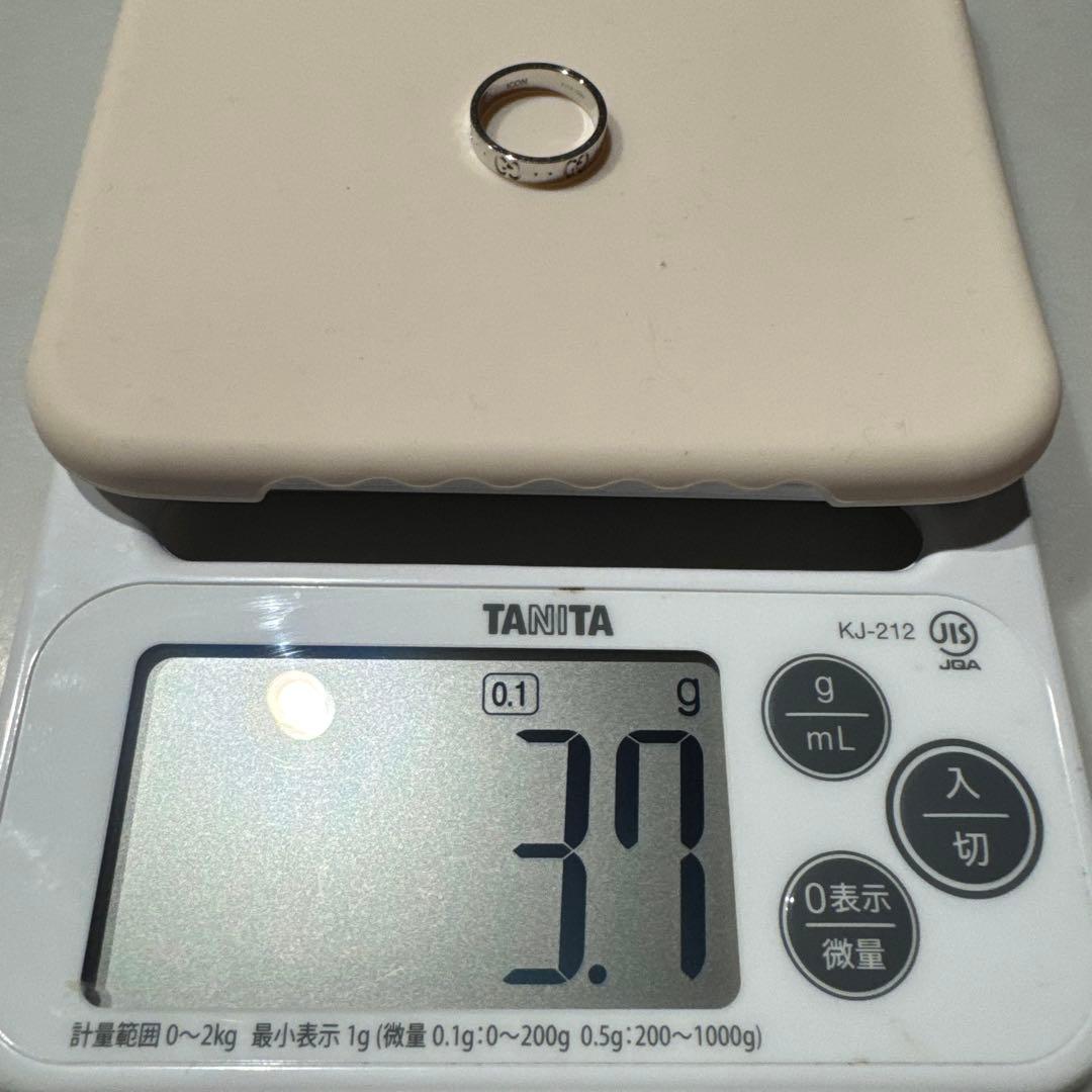 GUCCI K18WG アイコンリング 11号