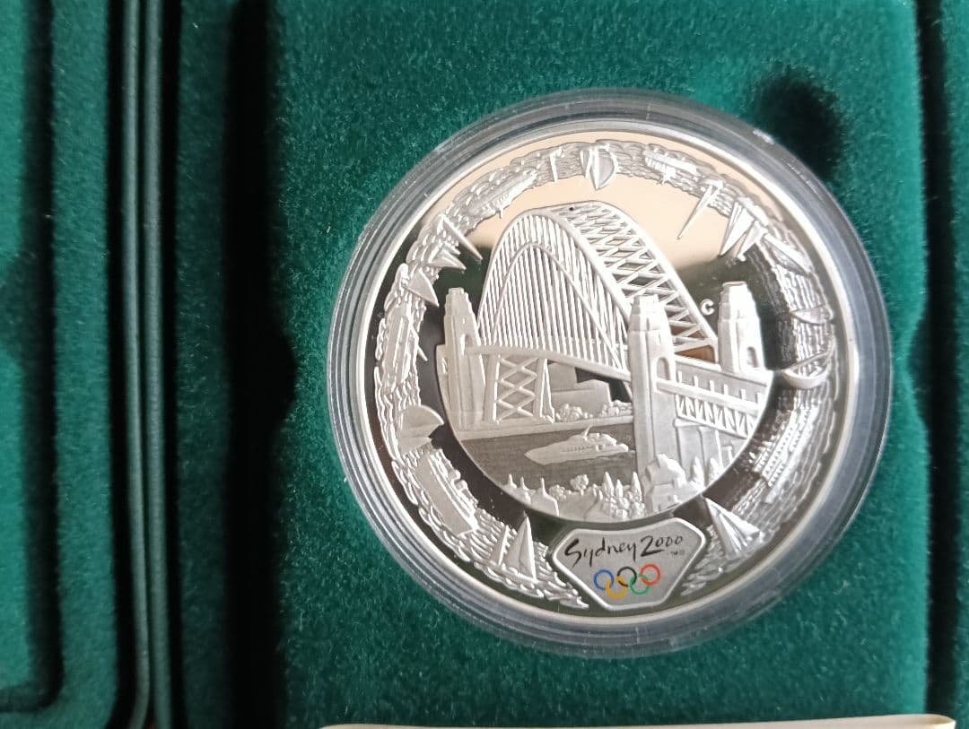 シドニーオリンピック公式記念銀貨６セット【１】純銀.999 総重量217g