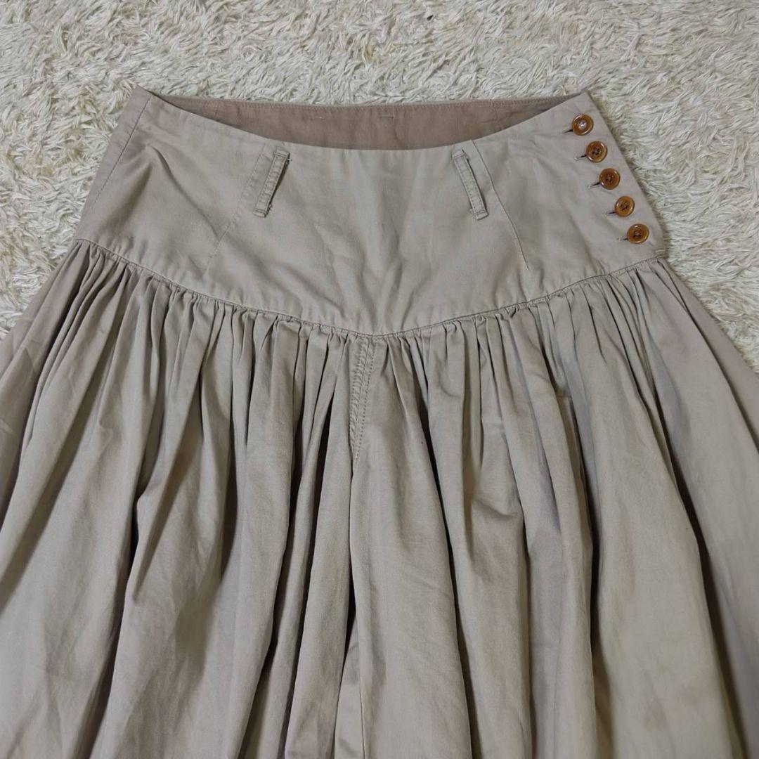 KAPITAL キャピタル　ギャザー アミッシュパンツ　ベージュ　XS