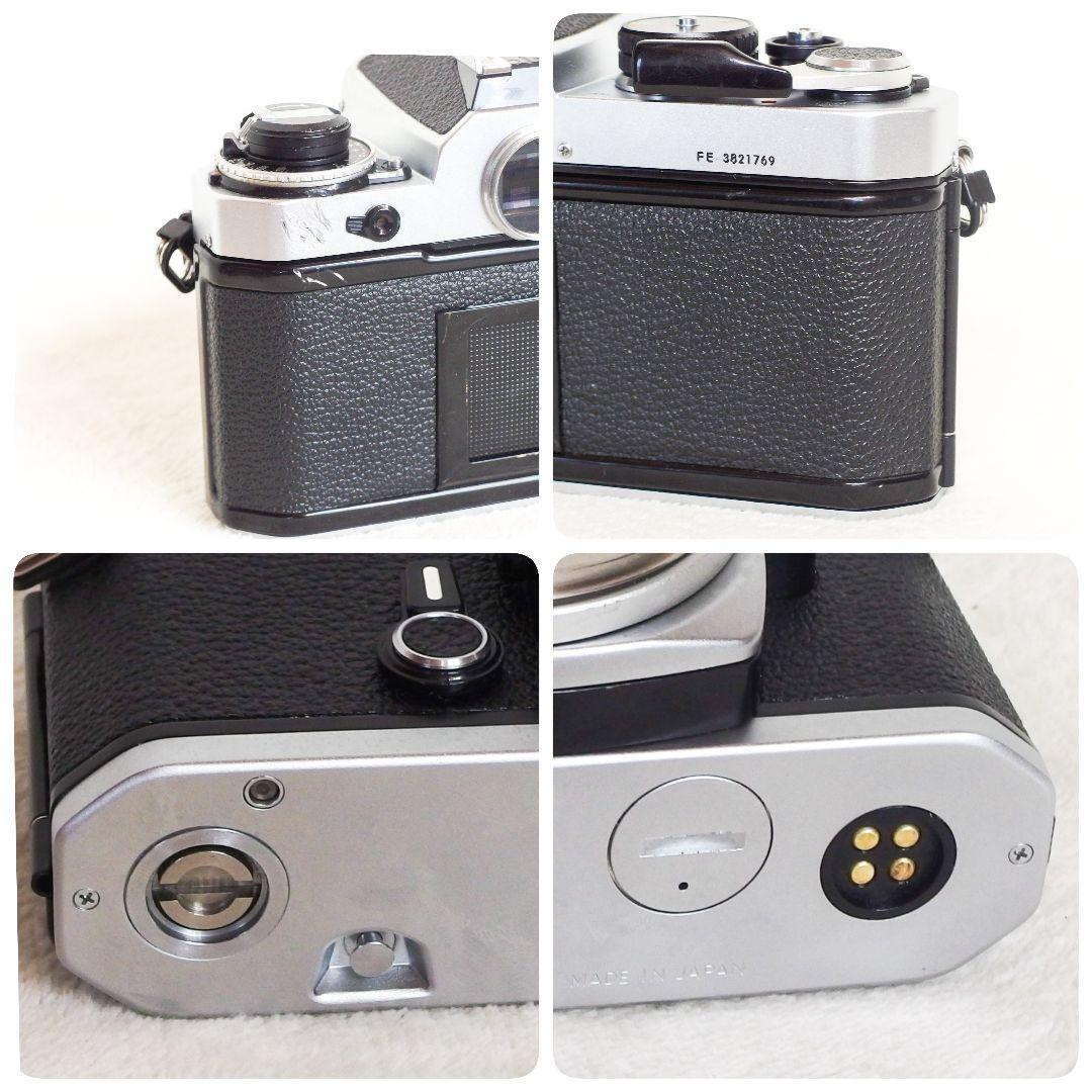 良品 Nikon ニコンFE シルバー 清掃 モルト交換 整備済 光学 極上品