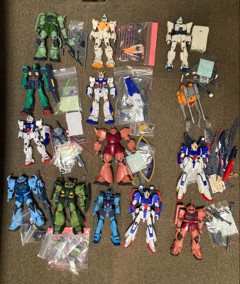 ガンプラMG１４体セット