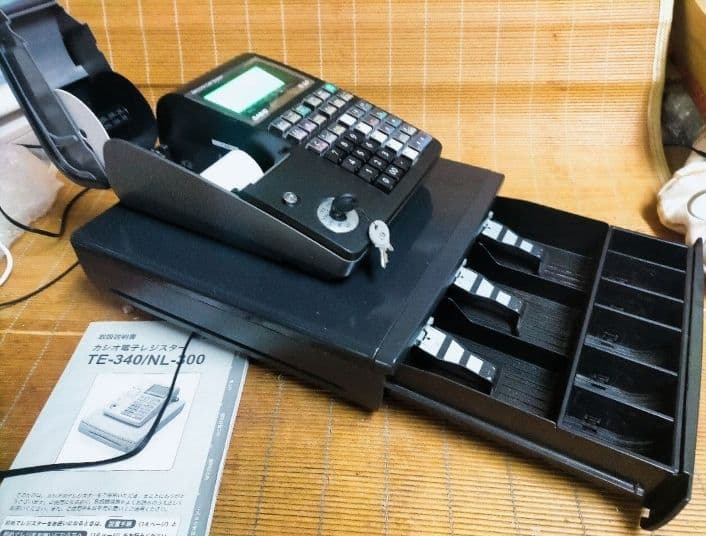 カシオレジスター　TE-340/NL300　フル設定無料　066555