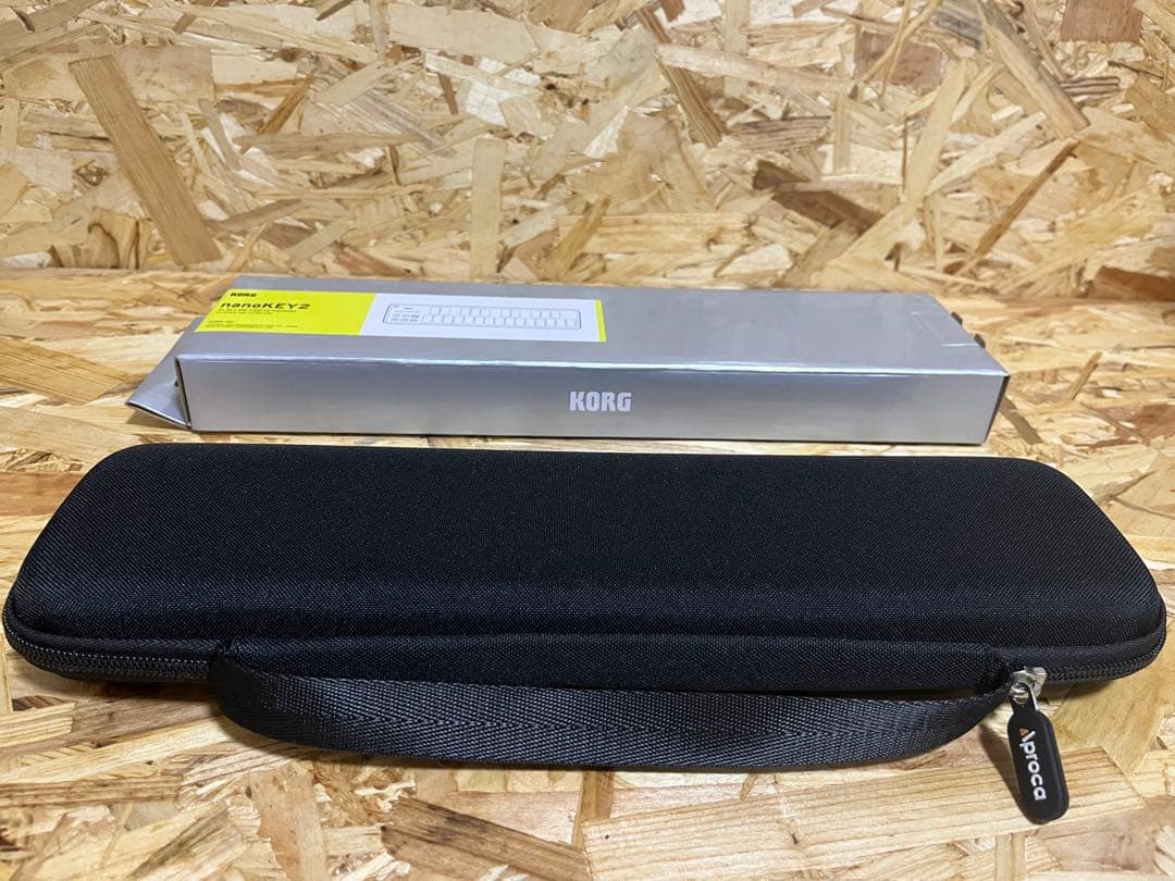 美品 KORG nanoKEY2 USB MIDIキーボードブラック ケース付き