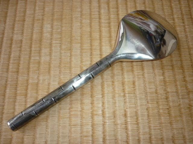 1970年代◆老舗京都 清昌堂 茶道具 本物総銀製 炉用灰さじ 重さ108.4ｇ