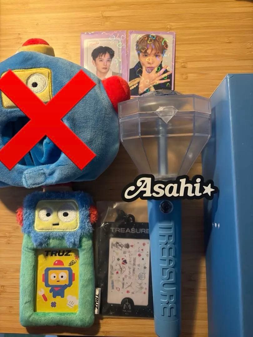 TREASURE ASAHI ヒークン ペンライト トレカケース 特典