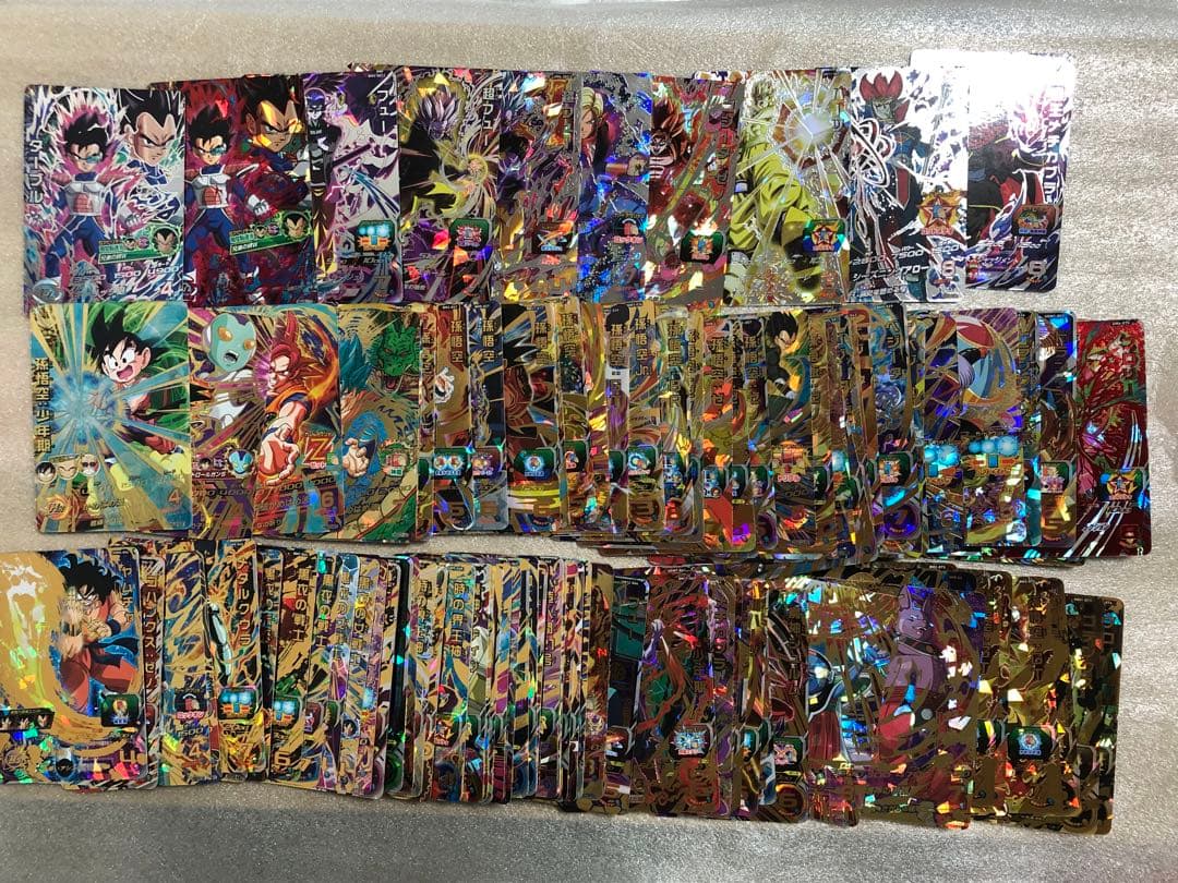 ドラゴンボールヒーローズ　まとめ売り　ＳＥＣ ＵＲ全１２０枚　１枚辺り３００円
