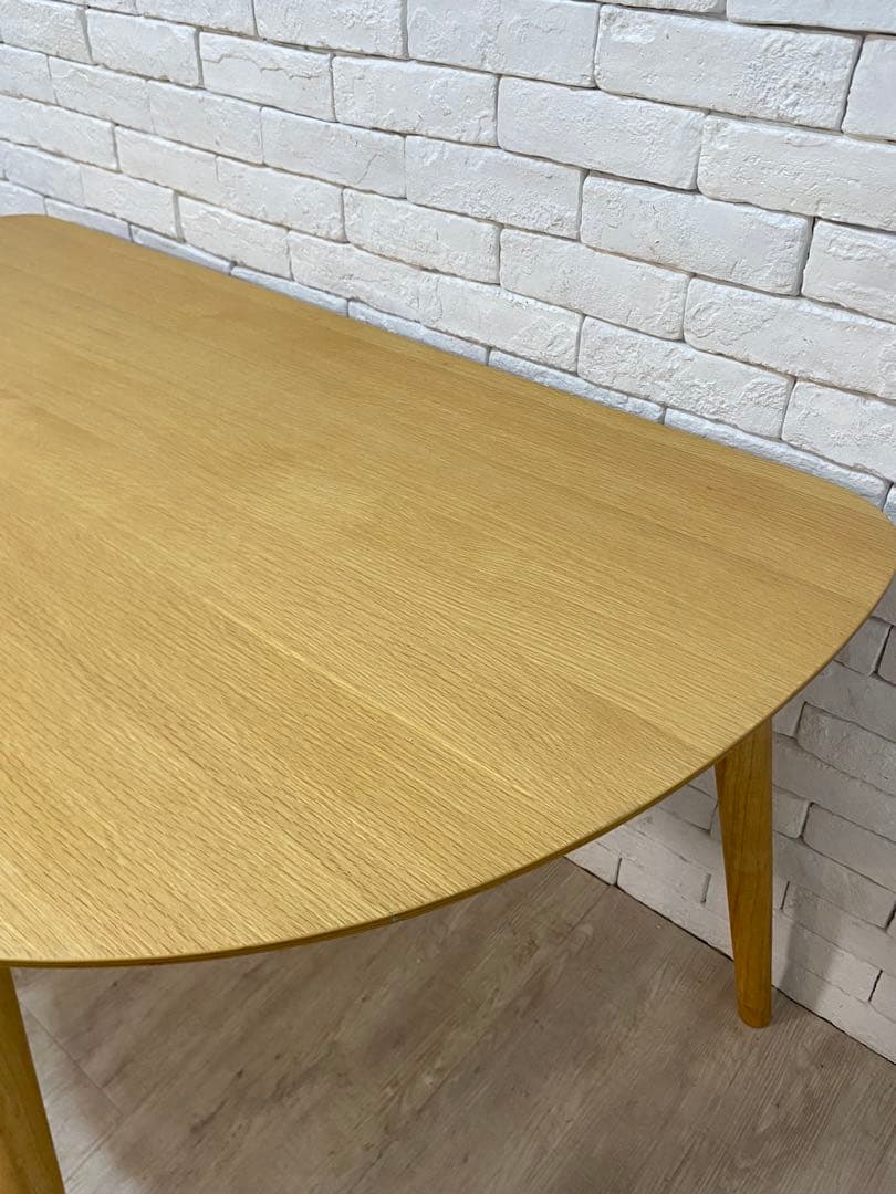 【うーあん　】半円　ダイニングテーブル　￼リビング　机　デスク　格安