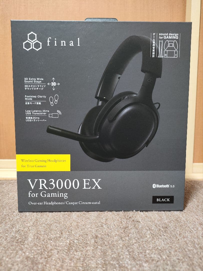 final (ファイナル) VR3000 EX for Gaming