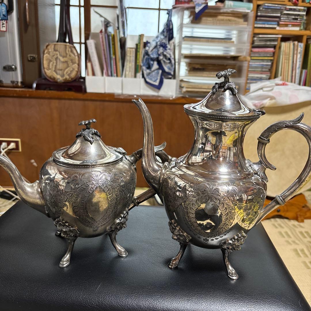 銀メッキ ティーポット