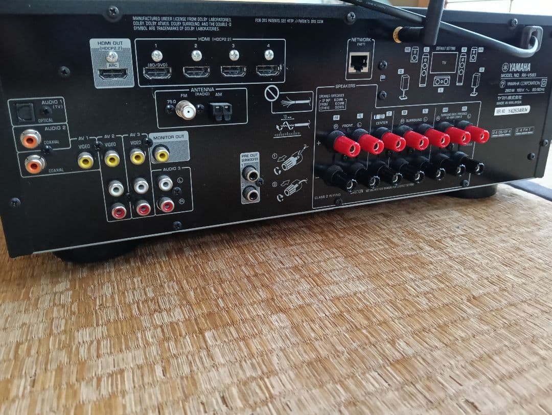 Yamaha RX-V583 AVアンプ