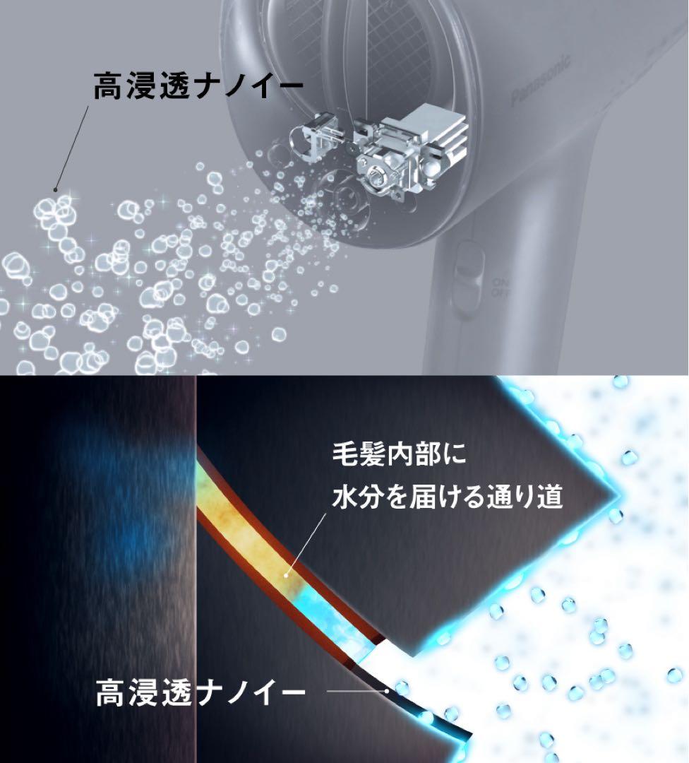 Panasonic ヘアドライヤー EH-NAOJ