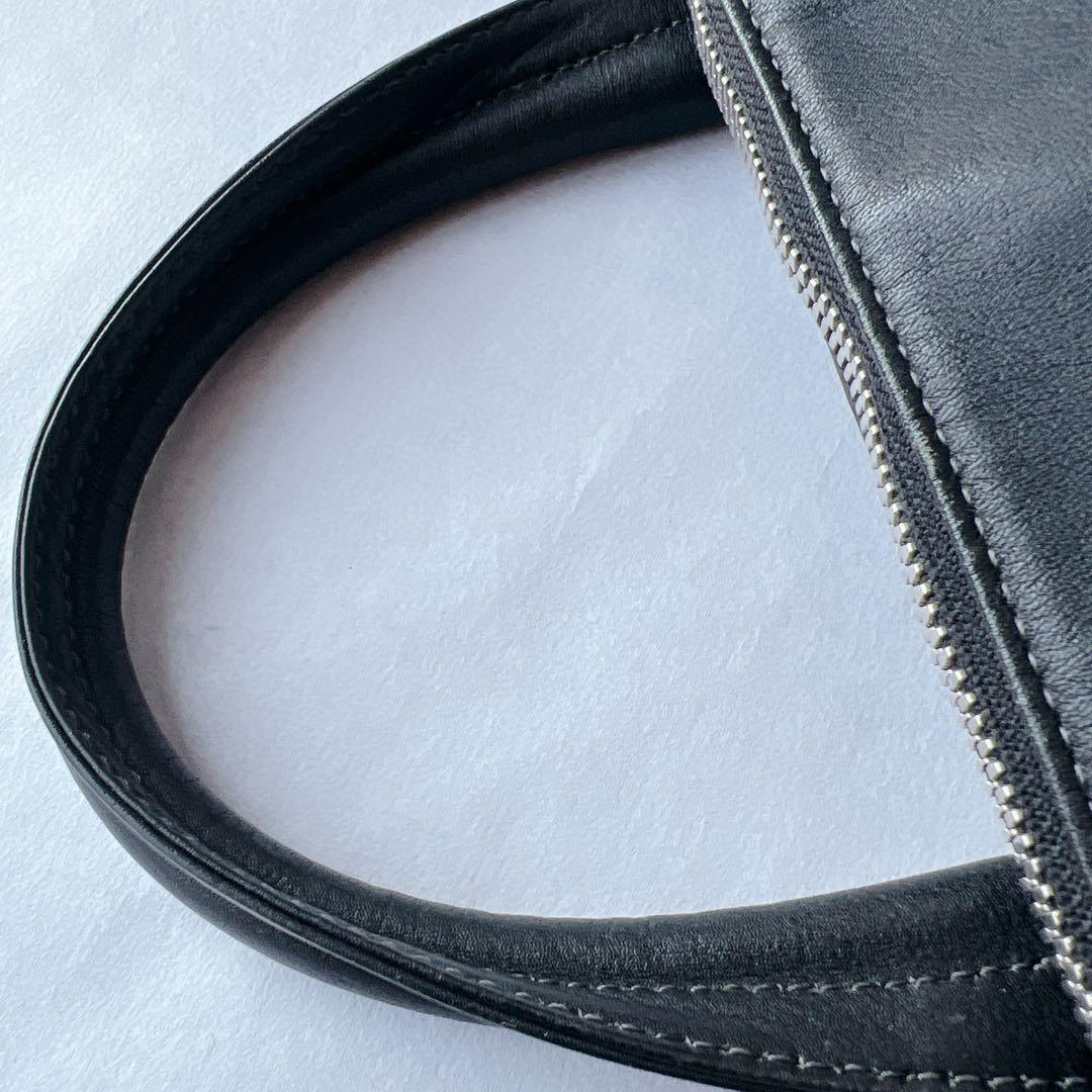 美品✨PORTER オールレザー　ビジネスバッグ　A4収納　ブリーフケース　黒
