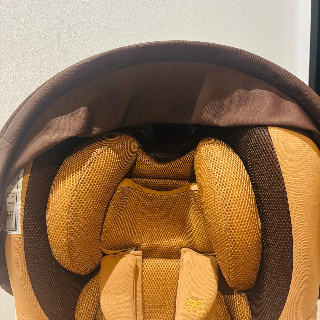 【美品】エールベベ クルットNT2 チャイルドシート　シナモンブラウン