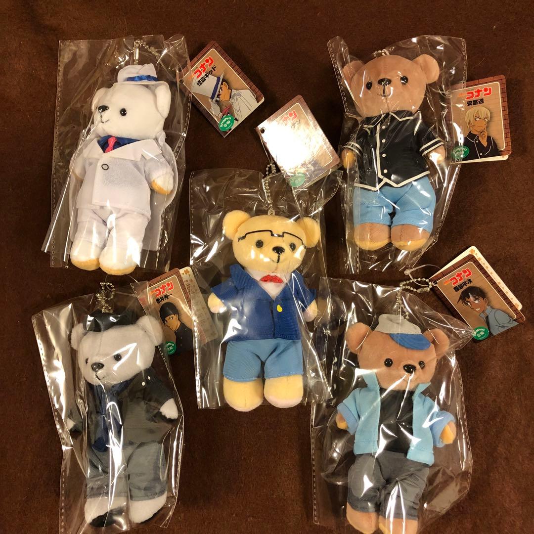 くまめいと 名探偵コナン 5体セット コナン 安室 赤井 怪盗キッド 服部