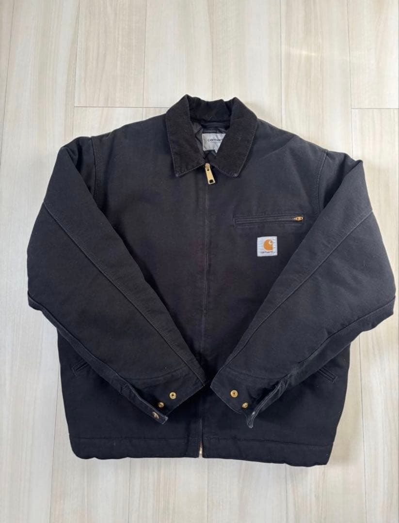 カーハート　デトロイトジャケット ブラック