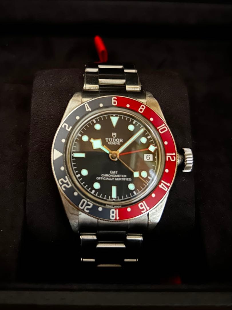 TUDOR GMT チューダー　ブラックベイ　自動巻き腕時計　USED中古品