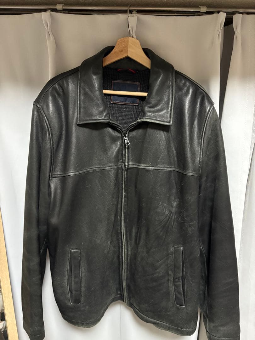 トミーヒルフィガー　レザージャケット
