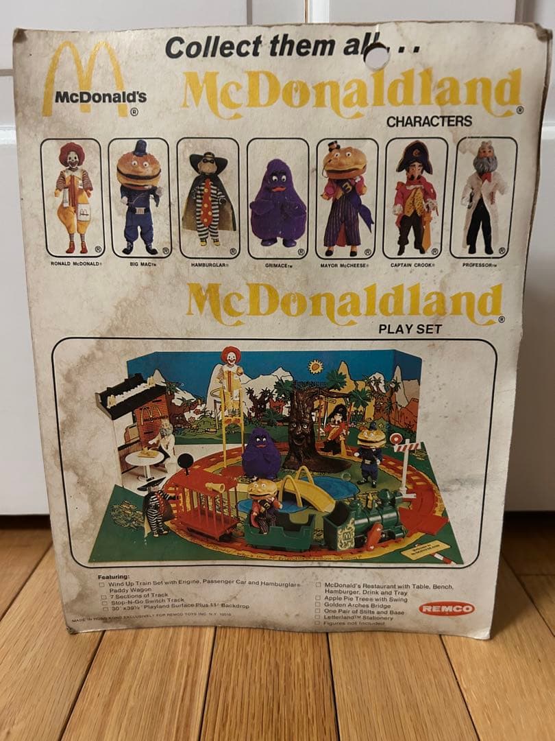 マクドナルド　REMCO　フィギュア　新品未使用　ビッグマックポリス　ロナルド