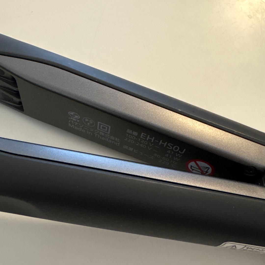 Panasonic EH-HS0J ストレートヘアアイロン　説明書付き