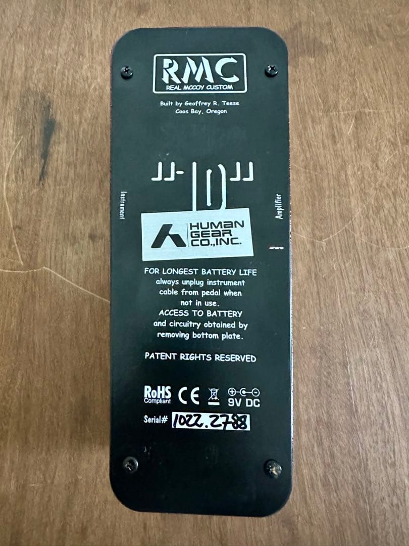 Real McCoy Custom RMC10 ワウペダル【極美品】
