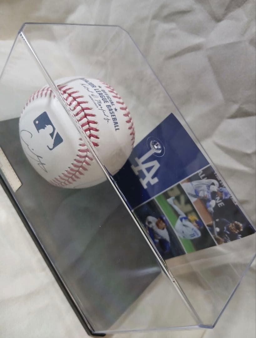 MLB公式球 直筆サイン3名 大谷翔平 佐々木朗希 山本由伸 ケース付