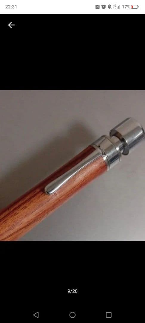 ^*^様 工房楔　グラッソ　チューリップウッド　多機能　シャープペンシル　2色ボ