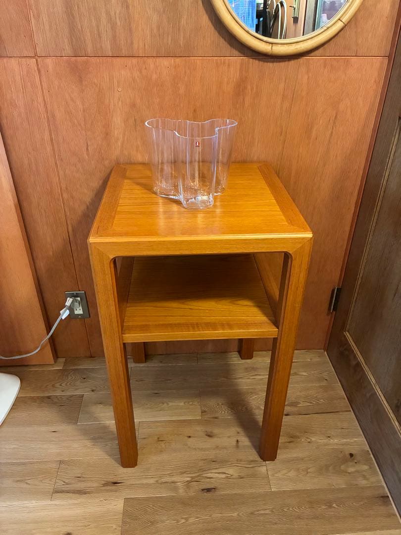 天童木工　花台　サイドテーブル　ヴィンテージ　　チーク
