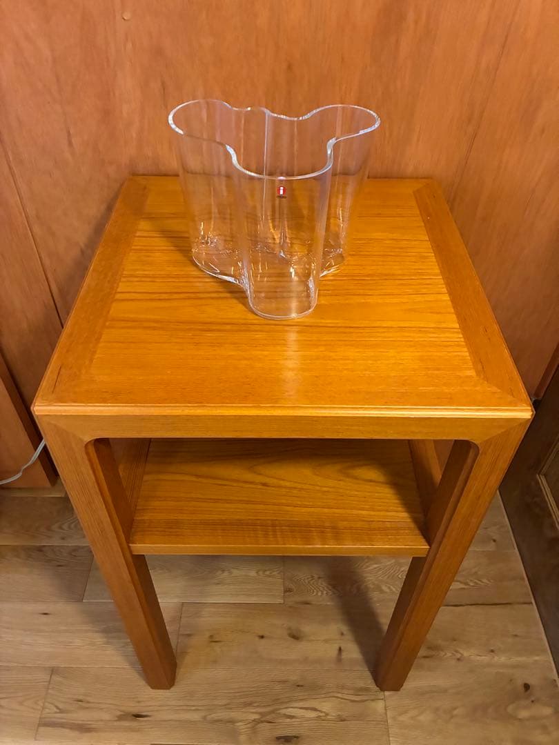 天童木工　花台　サイドテーブル　ヴィンテージ　　チーク