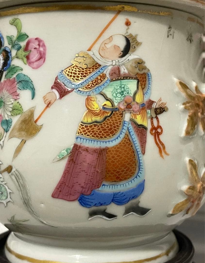 中国古美術　清時代　無双譜人物