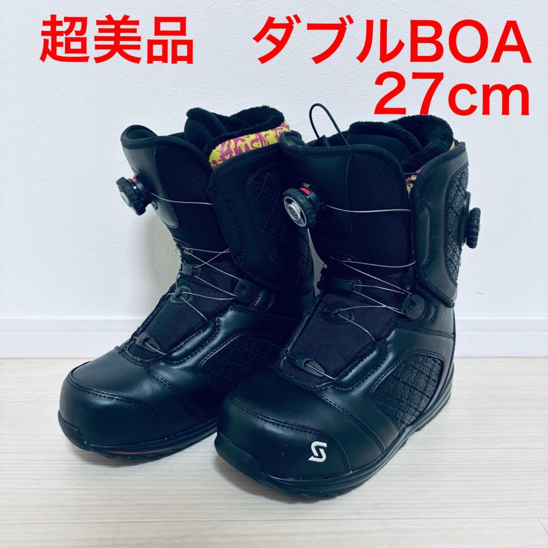 超美品　スノーボードブーツ　ダブル（デュアル）BOA　27cm　ユニセックス