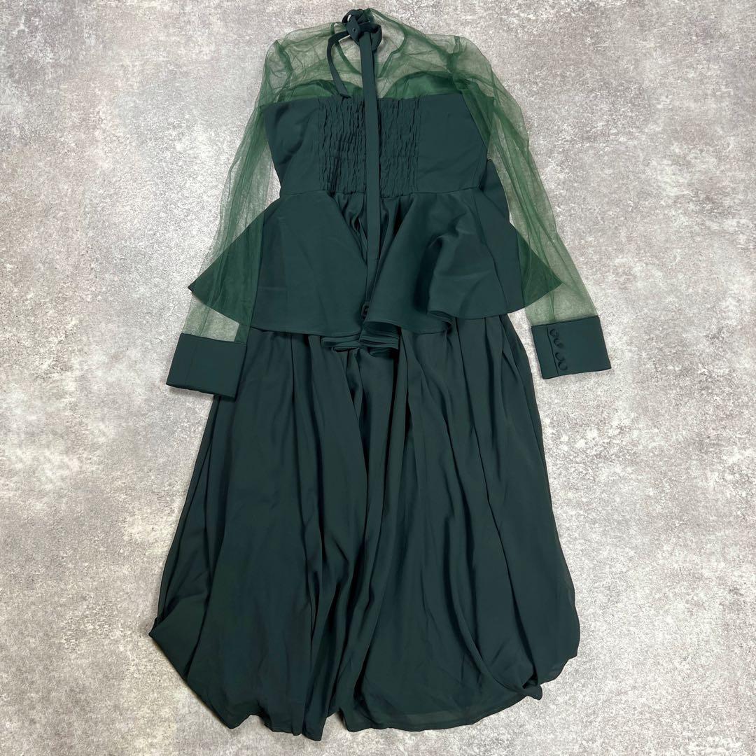 Ameri アメリ SOPHISTICATED PEPLUM DRESS