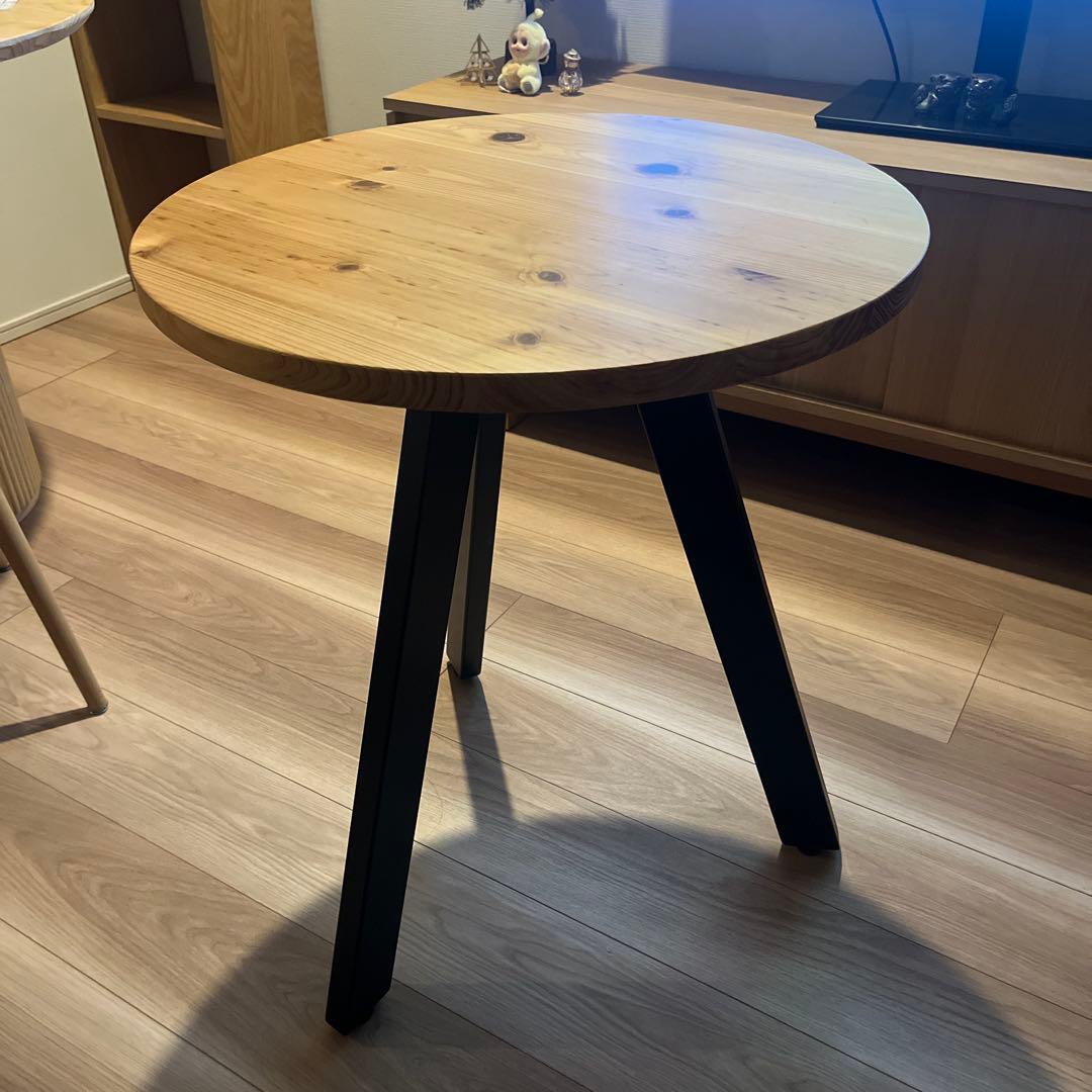 KANADEMONO ラウンドテーブル　600φ H=700