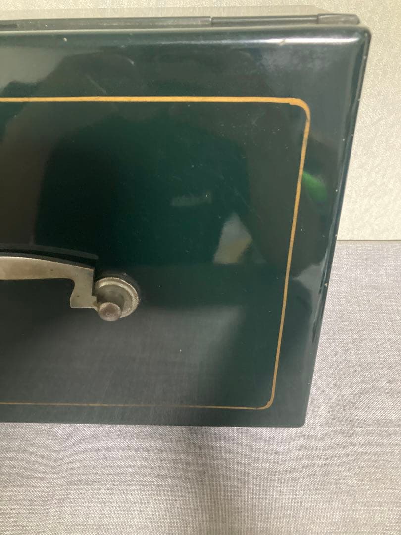 超超超激レア ALPS 手提げ金庫 鍵あり昭和レトロ アンティーク ヴィンテージ